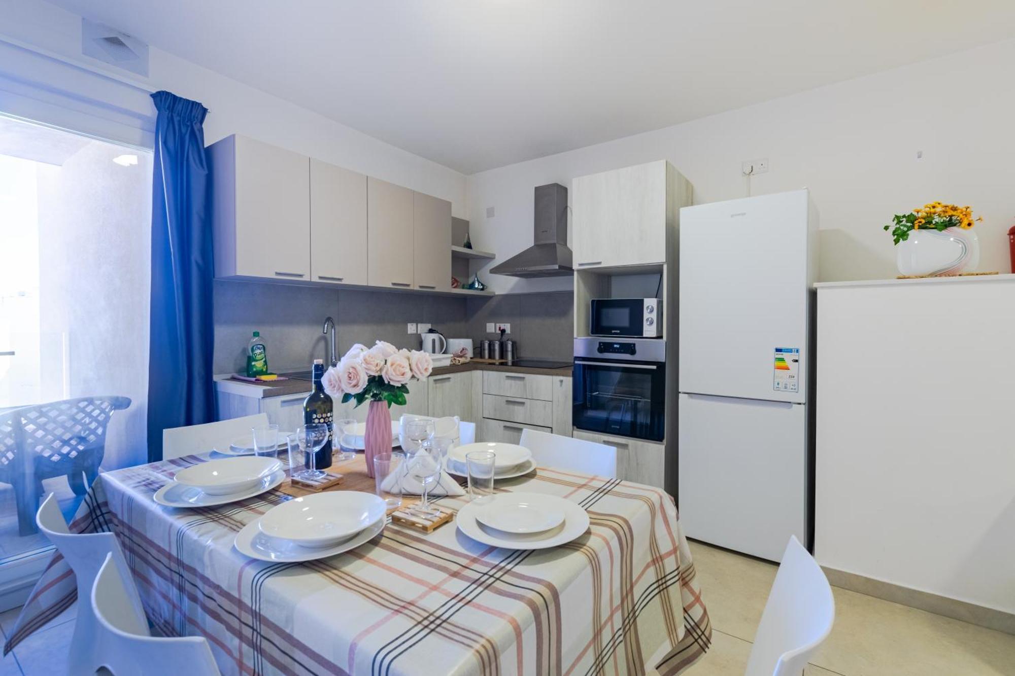 Spacious Brand New Apartment Hc Balcony 3 Bdr 2 Bth Bugibba St. Paul's Bay Ngoại thất bức ảnh